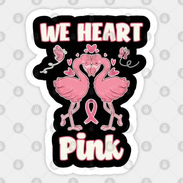 we heart pink Sticker by artdise